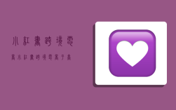 小红书跨境电商,小红书跨境电商平台