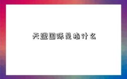 天盟国际是指什么