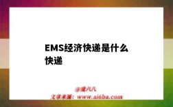 EMS经济快递是什么快递（ems经济快递是什么快递公司）