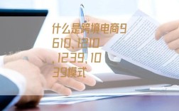 什么是跨境电商9610、1210、1239、1039模式