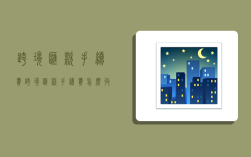 跨境汇款手续费,跨境汇款手续费怎么收