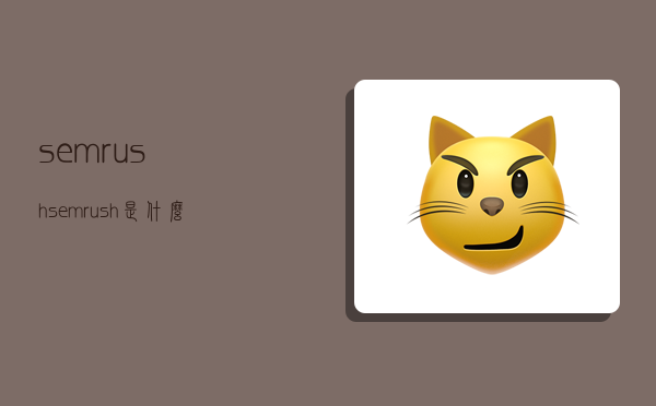 semrush,semrush是什么软件-图1