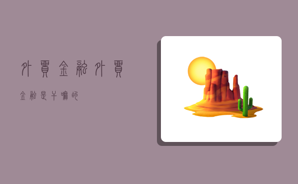 外贸金融,外贸金融是干嘛的-图1
