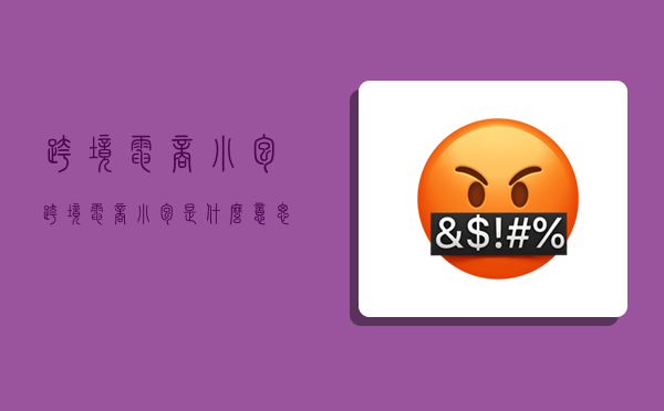 跨境电商小包,跨境电商小包是什么意思-图1