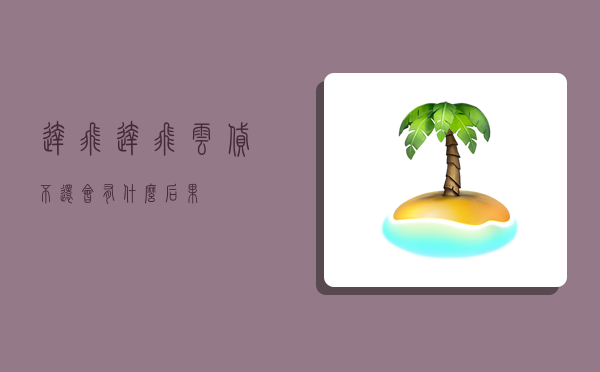 达飞,达飞云贷不还会有什么后果-图1