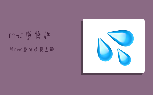 msc货物追踪,msc货物追踪查询-图1