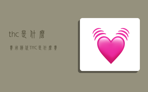 thc是什么费用,货代THC是什么费用-图1