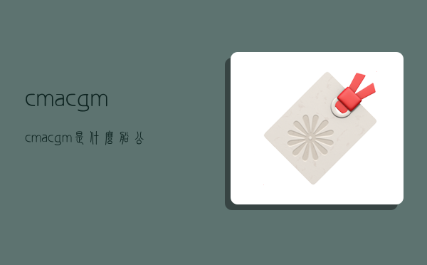 cmacgm,cmacgm是什么船公司-图1